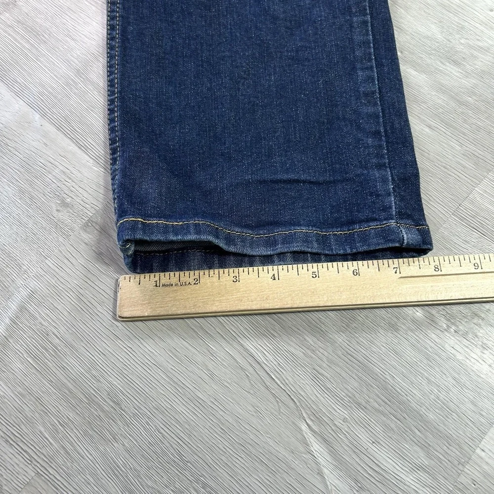 Levis 514 Jeans Mens 40x30 Blue Regular Straight Stretch Denim Dark Wash Pants